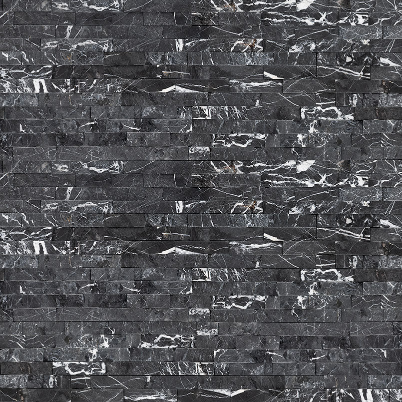Marquina Nero Stacked Stone