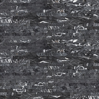 Marquina Nero Stacked Stone