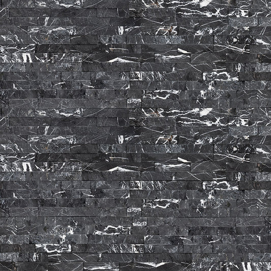 Marquina Nero Stacked Stone
