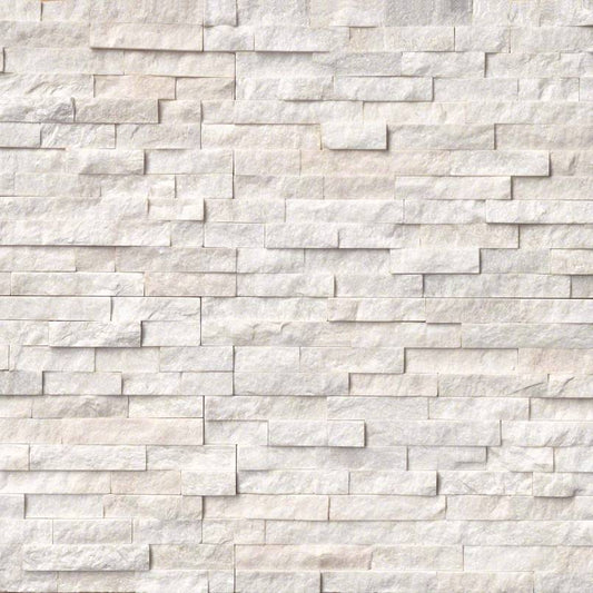 Arctic White Stacked Stone