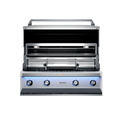 42" EAGLE ONE Super Premium Gas Grill with Black Glass Infrared Rotis Burner and Sear Zone- TE1BQ42RS