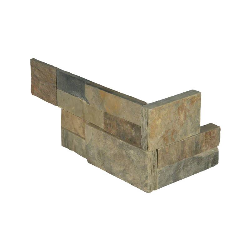 Rustic Gold Stacked Stone