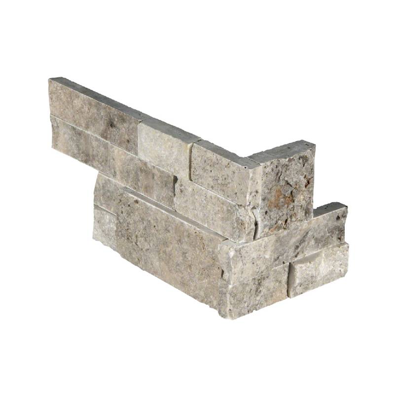 Silver Travertine Stacked Stone