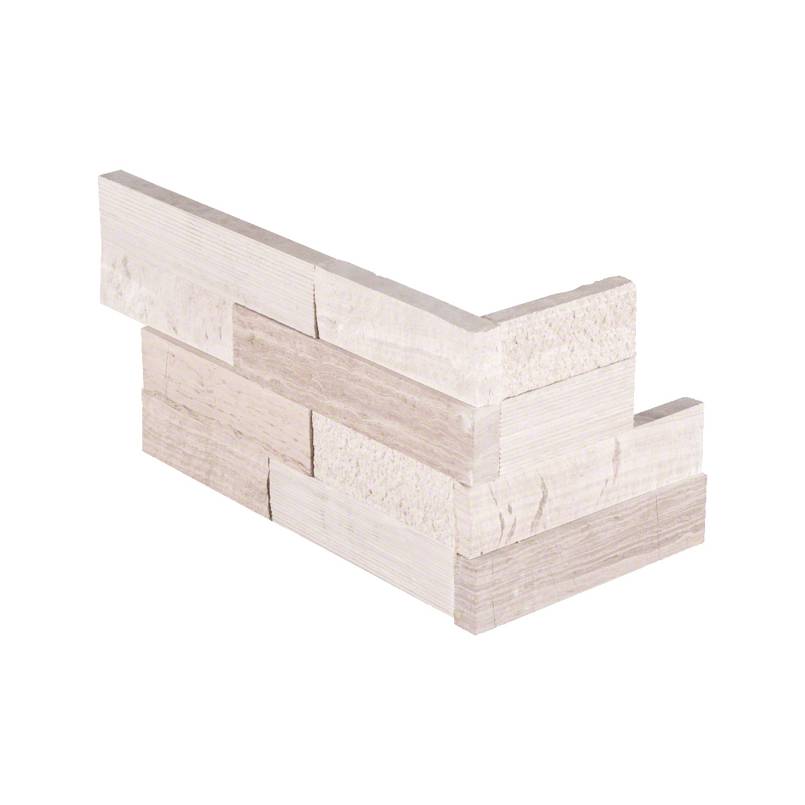 White Oak Multi Finish Stacked Stone